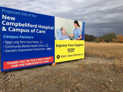  Campbellford Memorial Hospital and partners unveil proposed future site of Campus of Care